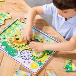 Animal Chase I-Spy Wooden Gear Puzzle - Image 5