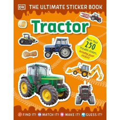 The Ultimate Sticker Book Tractor-by-DK Publishing