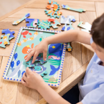 Wooden Underwater Gear Puzzle – 18 Pieces - Image 3