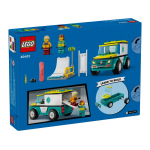 City Emergency Ambulance and Snowboarder - Image 6