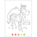 Color By Number Animal Friends - Image 3