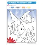 Color by Number Underwater Fun Workbook - Image 2