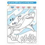 Color by Number Underwater Fun Workbook - Image 4