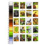 Creative Haven Wildlife Color by Number Coloring Book - Image 2