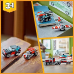 Creator 3 in 1 Flatbed Truck with Helicopter - Image 5
