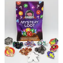 Epic Mystery Loot: Mini Metal RPG Set + Enamel Pin-by-Foam Brain Games