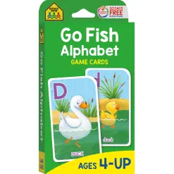 Go Fish Alphabet Game Cards-by-School Zone