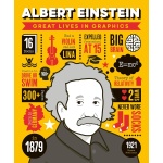 Great Lives in Graphics: Albert Einstein-by-Button Books