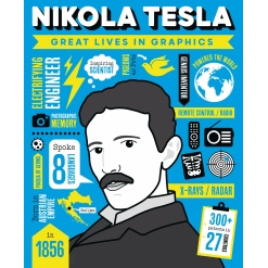 Great Lives in Graphics: Nikola Tesla-by-Button Books