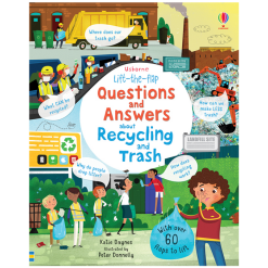 Lift-the-Flap Questions and Answers about Recycling and Trash-by-Usborne