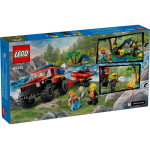 City 4x4 Fire Truck with Rescue Boat - Image 5