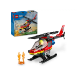 City Fire Rescue Helicopter-by-Lego