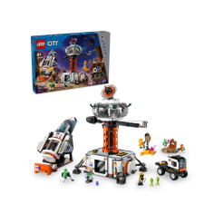 City Space Base and Rocket Launchpad-by-Lego