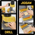 4 in 1 Woodworking Station for Kids - Image 5