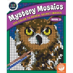 Color By Number Mystery Mosaics: Book 3-by-Mindware