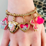 Gold Heart Shaker Charm - Image 2