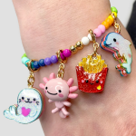 Gold Swivel Axolotl Charm - Image 4