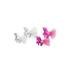 Iridescent Unicorns Hairclips-by-Great Pretenders