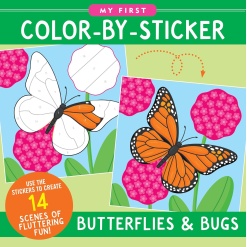 My First Color-By-Sticker Book - Butterflies & Bugs-by-Peter Pauper Press