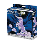 Purple Unicorn 3D Crystal Puzzle - Image 2