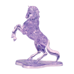 Purple Unicorn 3D Crystal Puzzle - Image 3
