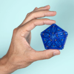 Pyramid Geode Magnetic Fidget Set - Cobalt - Image 4