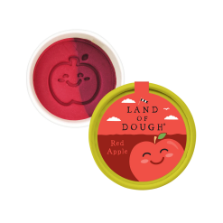 Red Apple Mini Dough Cup-by-Crazy Aaron's Putty World