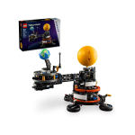 Technic Planet Earth and Moon in Orbit-by-Lego