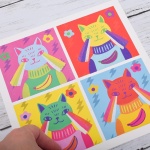 Totally Pop Sticker Collage Craft Kit - Image 6
