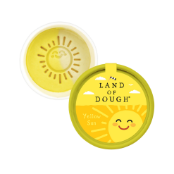 Yellow Sun Mini Dough Cup-by-Crazy Aaron's Putty World