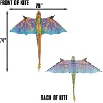 3D Blue Dragon Kite - Image 2