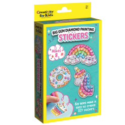 Big Gem Diamond Painting Stickers-by-Creativity for Kids