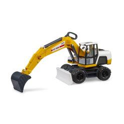 Bruder Excavator Yellow/White-by-Bruder