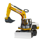 Bruder Excavator Yellow/White - Image 4