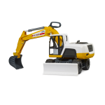 Bruder Excavator Yellow/White - Image 5
