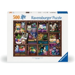 Cats and Succulents 500pc Puzzle-by-Ravensburger