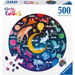 Circle of Colors: Dreams 500pc Round Puzzle-by-Ravensburger