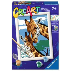 Cute Giraffes Paint By Number-by-Ravensburger