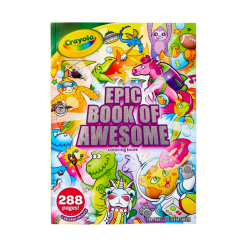 Epic Book of Awesome Coloring Book-by-Crayola