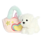 Fancy Pal Pastel Heart Puppy 7.5" - Image 4