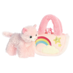 Fancy Pals Pastel Rainbow Kitty 7" - Image 4