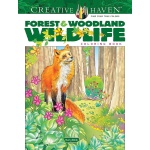 Forest & Woodland Wildlife Coloring Book-by-Dover Publications