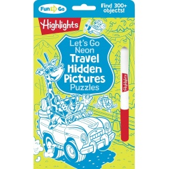 Let's Go Neon Travel Hidden Pictures Puzzles-by-Highlights
