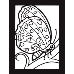 Little Butterflies Stained Glass Coloring Book - Image 2