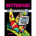 Little Butterflies Stained Glass Coloring Book-by-Dover Publications