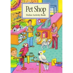 Pet Shop Sticker Activity Book-by-Dover Publications