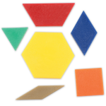 Plastic Pattern Blocks - Image 2