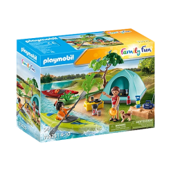 Playmobil Camping with Campfire-by-Playmobil