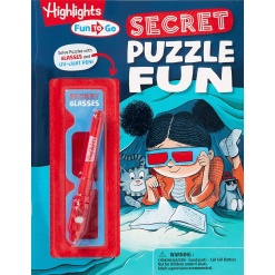 Secret Puzzle Fun (Highlights Fun to Go Deluxe)-by-Highlights