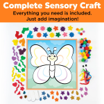 Sticky Wall Art - Butterfly - Image 3